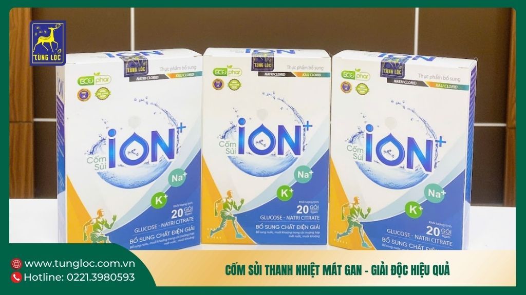 Cốm sủi thanh nhiệt mát gan