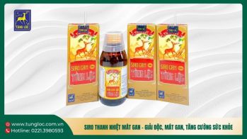 Siro thanh nhiệt mát gan